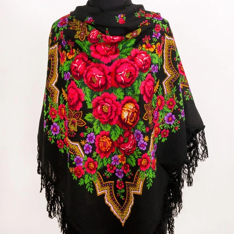 Russian Beauty PAVLOVO POSAD SHAWL Павловопосадский Платок Русская Красавица - Image 2 of 4