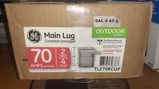GE PowerMark Plus Outdoor 70 Amp 2-Space 4-Circuit Single-Phase Main Lug Circuit
