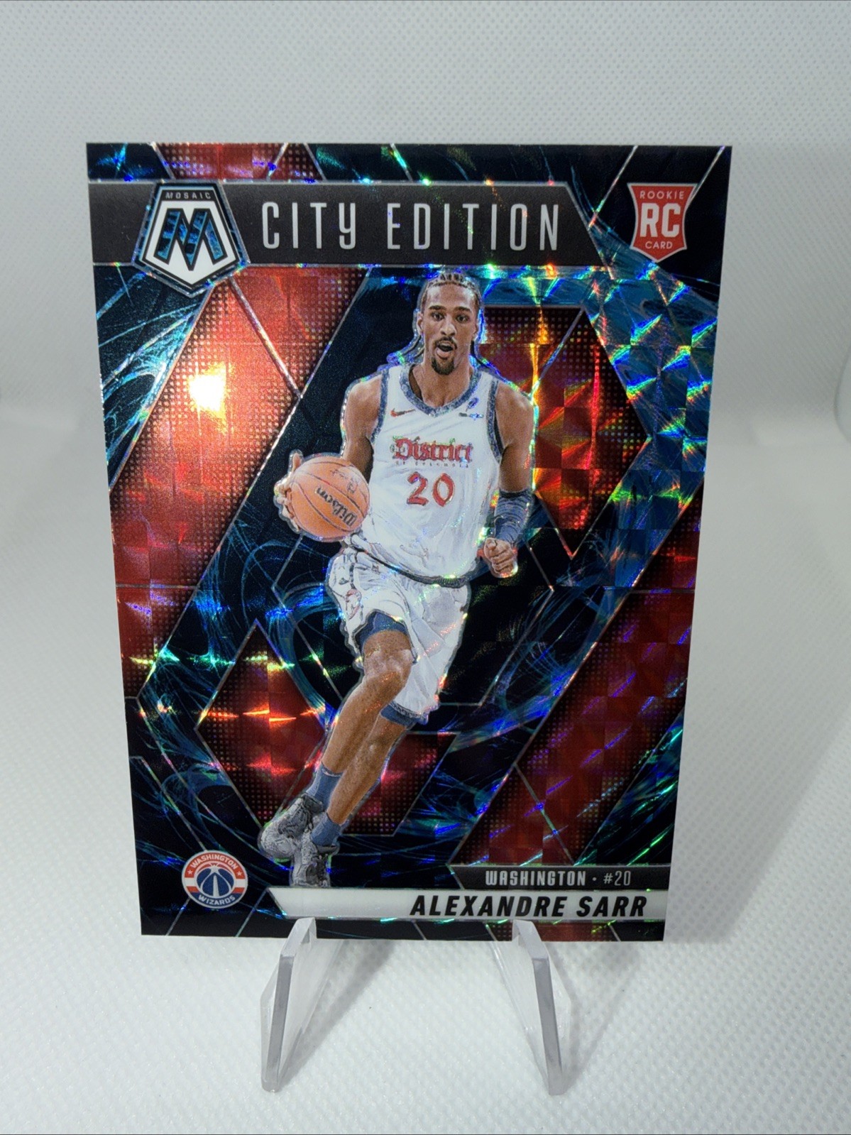 2024-25 Panini Mosaic City Edition Alexandre Sarr #278 Genesis Case Hit Rookie