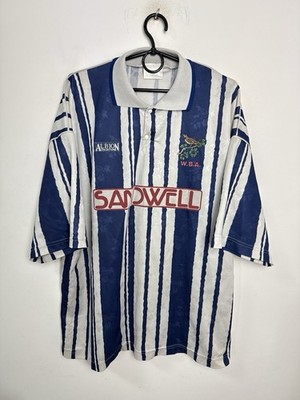 WEST BROMWICH ALBION 1992/1993 HOME FOOTBALL SHIRT VINTAGE TRIKOT GRÖSSE XL ERWACHSENE
