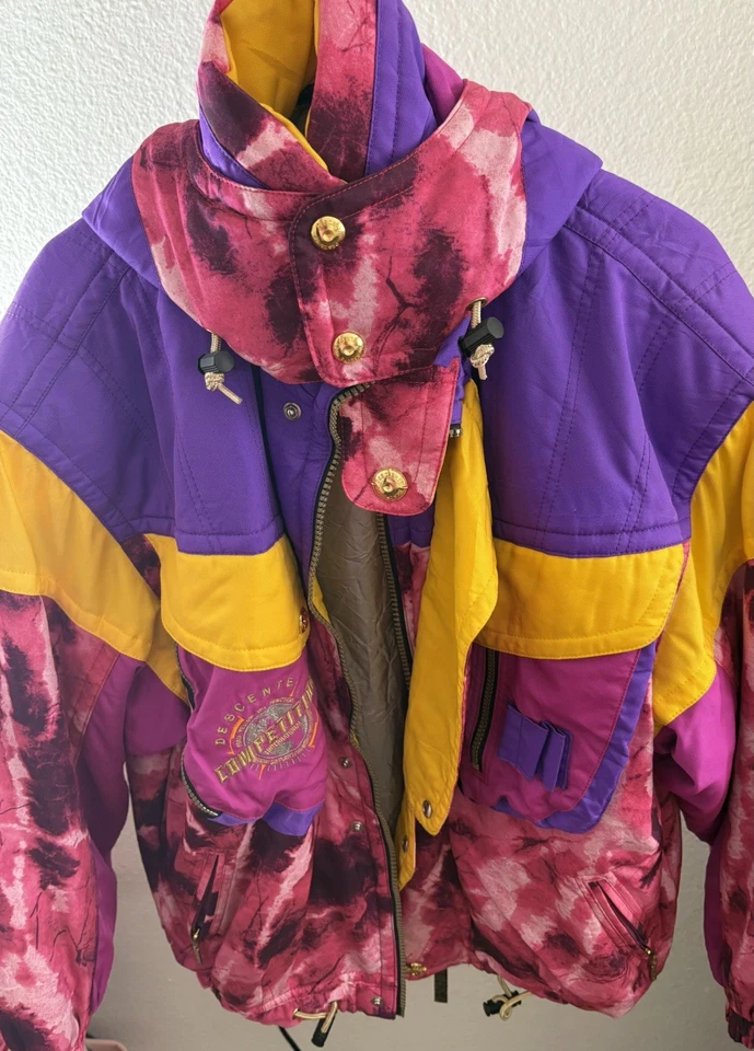 复古 90 年代 Descente 女式滑雪/滑雪板外套 XL 码 — 第 4/4 张图片