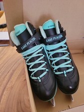 Lake Placid Everest Women's Figure Ice Skates Size 10 Black Mint LP696W w/ Box