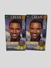 Creme of Nature Natural Black Hair Color 5 Min w/ Shea Butter 2 Pack Men NEW