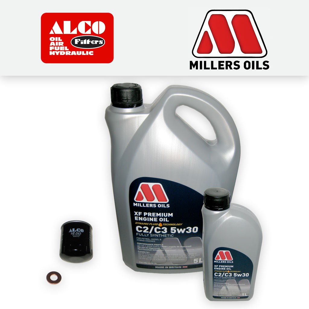 SERVICE KIT for PEUGEOT 508 2.0 HDI HYBRID OIL FILTER +XF C2/C3 OIL (2010-2017)