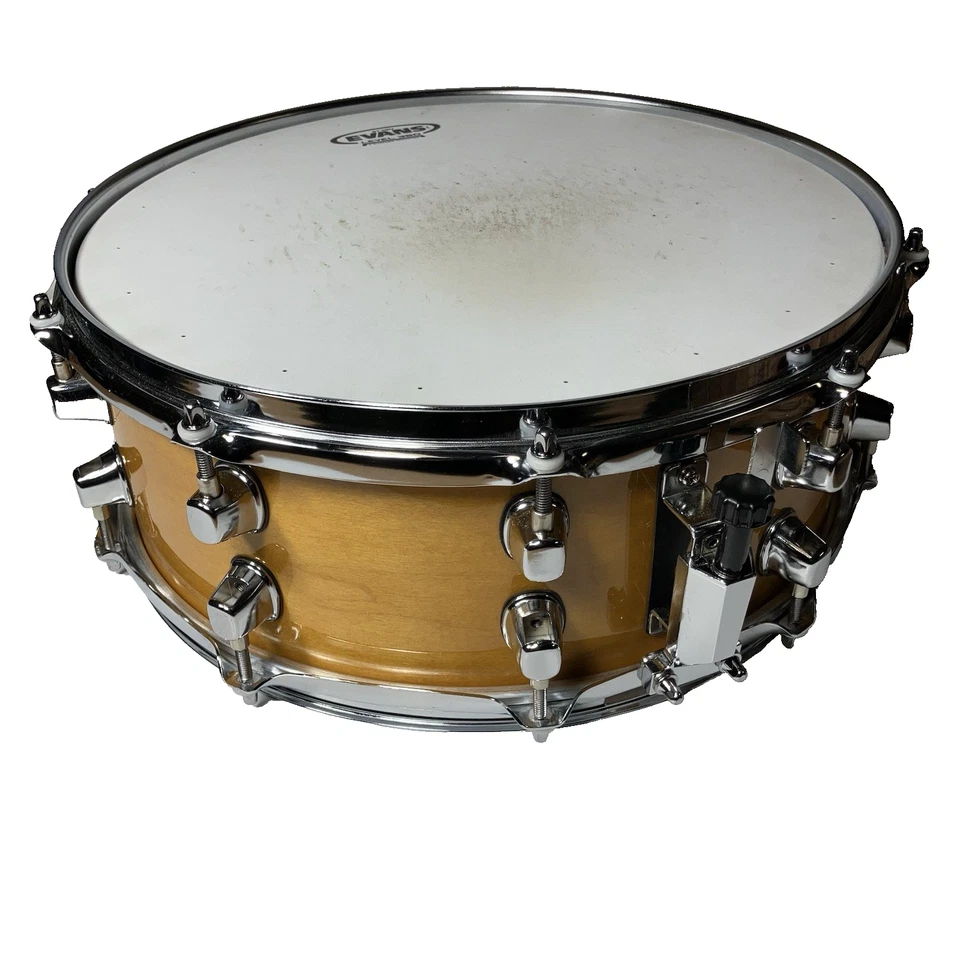 Caja de arce Mapex MPX 5,5 x 14 pulgadas acabado natural con bolsa acolchada Gator Foto 2 de 4