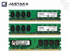 Lot Mixed Brands 3GB Kit 3x1GB DDR2 PC2-6400U 240-Pin DIMM Unbuffered