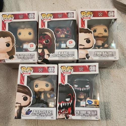 WWE Funko Pop Lot Of 5
