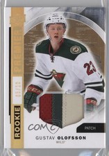 2015 Upper Deck Premier Rookie Set Gold Spectrum 5/10 Gustav Olofsson Patch 2d8