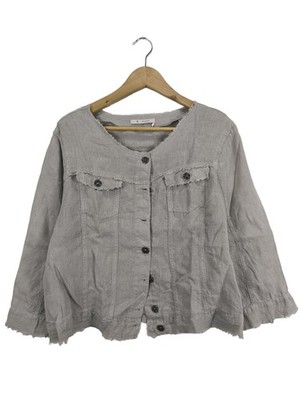 MONARI Übergangsjacke Damen Jacke Gr. DE 42 hellgrau Casual-Look