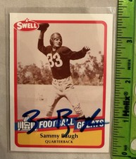 1989 Swell Football Greats Card Sammy Baugh Washington Redskins Signed No COA