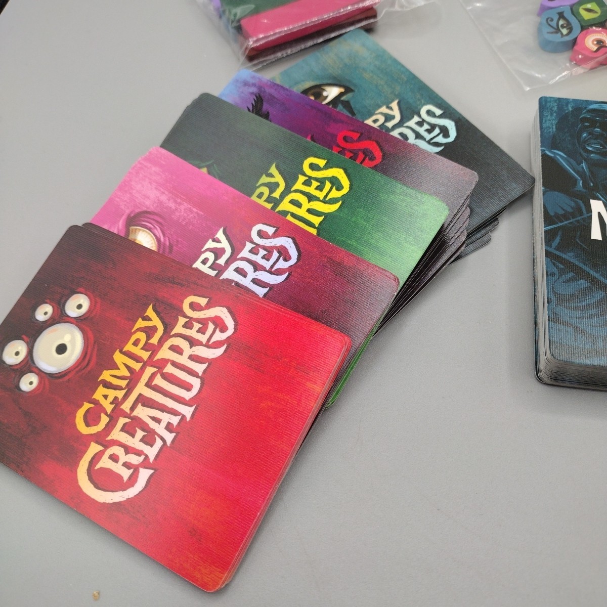 Campy Creatures Ghoulish Game of Deduction Bluffing Board Game MISSING 1 CARD