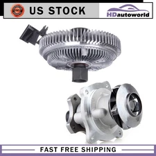 Water Pump + Electric Fan Clutch Kit Fits Chevy GMC Buick SUV 4.2 5.3 6L