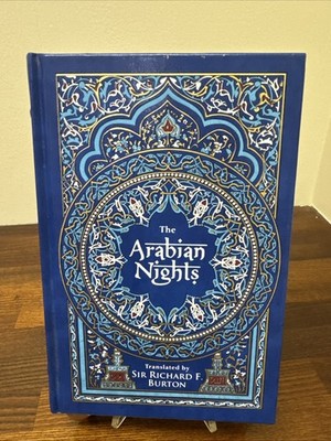 The Arabian Nights Leather Bound Gilded Text block Book By Barnes & Noble