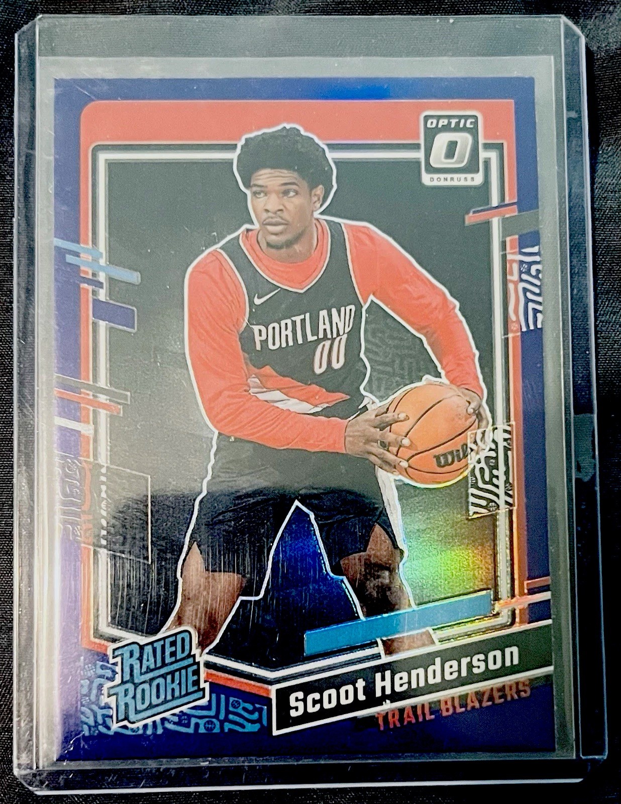 2023-24 Panini Donruss Optic SCOOT HENDERSON Purple Rated Rookie #239 Blazers