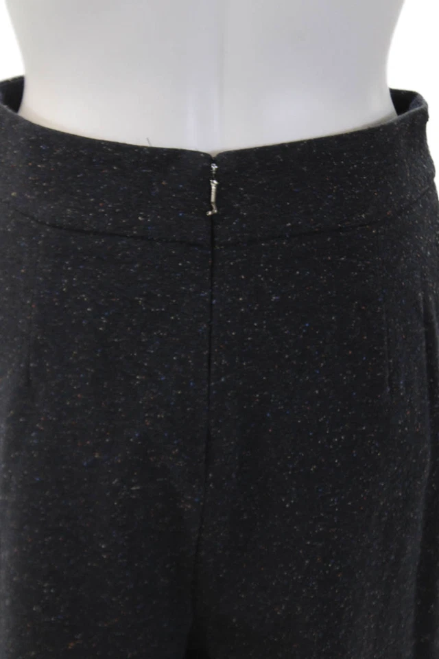 Pantalones Tibi Mujer Algodón Pierna Ancha Cremallera Multicolor Moteado Azul Talla 8 Foto 4 de 4