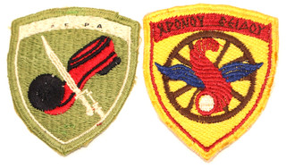 TT1035: Griechenland Ärmelabzeichen Heer Luftwaffe Marine 2 Stk.