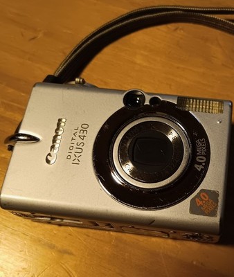 Canon Ixus 430 Digitalkamera In Silber 4 Mp