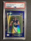 2024 Donruss Optic Rated Rookie Caleb Williams #201 Blue Hyper (RC) PSA 10 GEM!