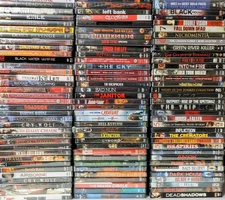 Resellet Lot Of 100 Horror Dvds Lot 15. Brand New Sealed And No Duplicates. 