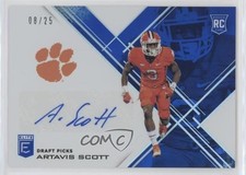 2017 Panini Elite Draft Picks Aspirations Blue 8/25 Artavis Scott #162 Auto z5i