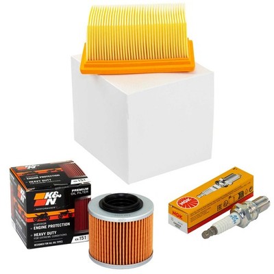 Set Wartung Zündkerzen Luftfilter Ölfilter für BMW G 650 X E65X K15 G650 2007-10