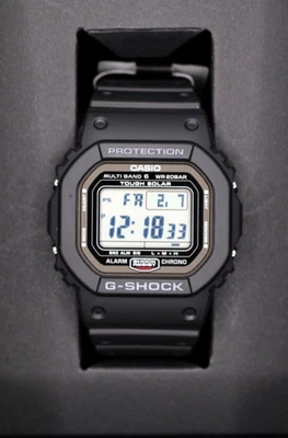 Montre numérique pour homme CASIO G-SHOCK GW-5000U-1JF GW-5000 radio solaire ... - Photo 1/4