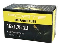 Forte Bicycle Inner Tube 16 1.75 - 2.1 Schrader Valve 113g