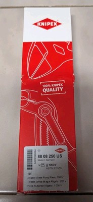 NEW Knipex 88 08 250 US 10'' Alligator Water Pump Pliers-1000V Insulated