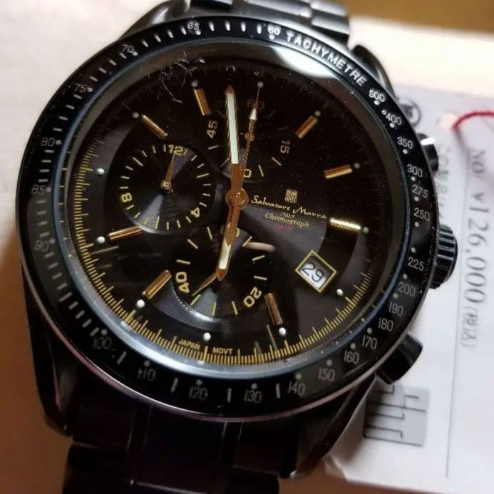 High-performance central chronograph with black I… - image 1