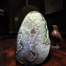 Amethyst Stufe Calcit Quarz Heilsteine Druse Kristall  Unikat Esoterik 36