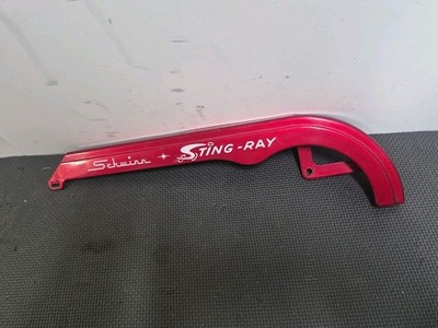 Vintage 1970's Schwinn Stingray Chainguard Flamboyant Red 20'' Boys Full Size S2