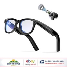 Rechargeable Smart Glasses with Bluetooth Music Playback and Noise Reduction