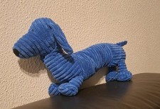 Jellycat Cordy Roy Dachshund Blue Medium 17" Plush Sausage Dog Toy Retired Rare