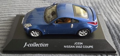 J-Collection Nissan 350Z Coupe 1:43 blue/blau JC034