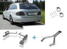  Racinganlage Mercedes E-Klasse W211 S211 E500 T-Modell je 2x88x74mm oval