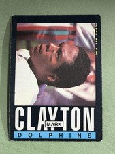Mark Clayton Rookie 1985 Topps Miami Dolphins #308 MM205