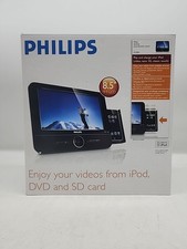 NEW - Philips DCP851/37 8.5" Portable DVD Player - Works with SD Card  Ipod