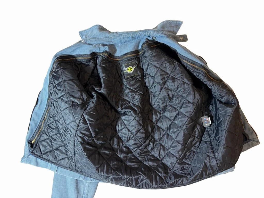 Vintage Dr. Martens British by Design Blue Quilted Work Jacket Men’s M - product detail image 2