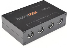 MIDI Thru 6 Box USB MIDI Interface 1-In 6-Out Wired Transmission with High-Speed