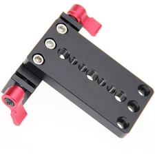CAMVATE Tripod Mount Base Plate with 15mm Railblock for DSLR Shoulder Mount Rig,