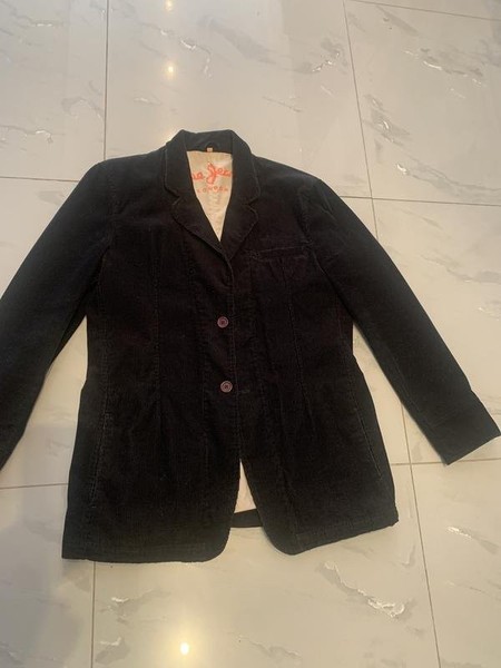 Women Patrizia Pepe Blazer Black Velvet L