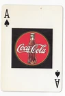 ACE of SPADES - COCA-COLA  - 1       single vintage playing cards