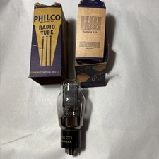 Philco 6B4G Tube Black Plate Tested In Original Box