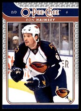 2009-10 O-Pee-Chee #443 Ron Hainsey Atlanta Thrashers Hockey Card