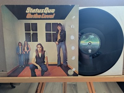 Status Quo On The Level Vinyl LP Vertigo Spaceship Label Hard Rock Album 1975