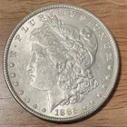 1885 Morgan Silver Dollar $1 Coin .900 Fine Silver US Uncertified Collectible