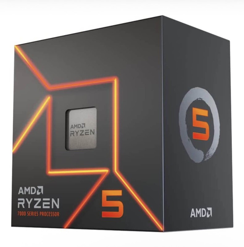 AMD Ryzen 5 7600 6-Core, 12-Thread Unlocked Desktop Processor