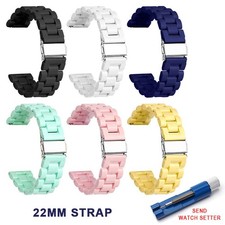 22MM Plastic Watch Band With Watch Setter For Omega X Swatch Replacement