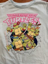 Vintage Teenage Mutant Ninja Turtles T-Shirt Youth Size Medium 7/8 Nickelodeon
