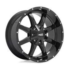 (SET 4) Moto Metal MO970 16x8 6x120/6x139.7 0mm Gloss Black With Milled Lip